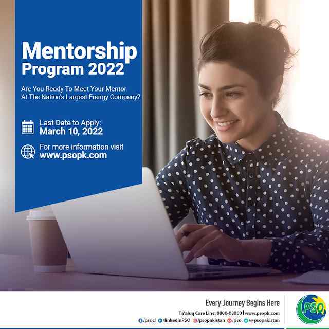 Pakistan State Oil (PSO) Mentorship program 2022