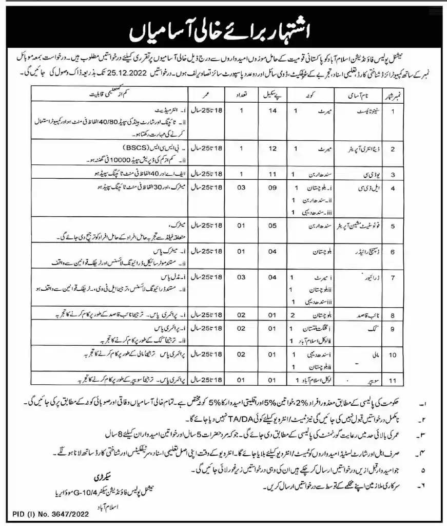 National Police Foundation Jobs 2022 – Police Jobs
