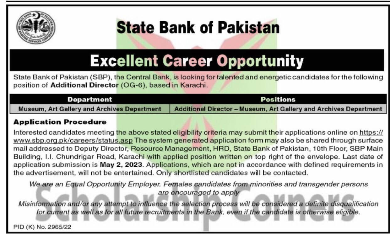 State Bank of Pakistan Jobs 2023 | SBP Jobs 2023
