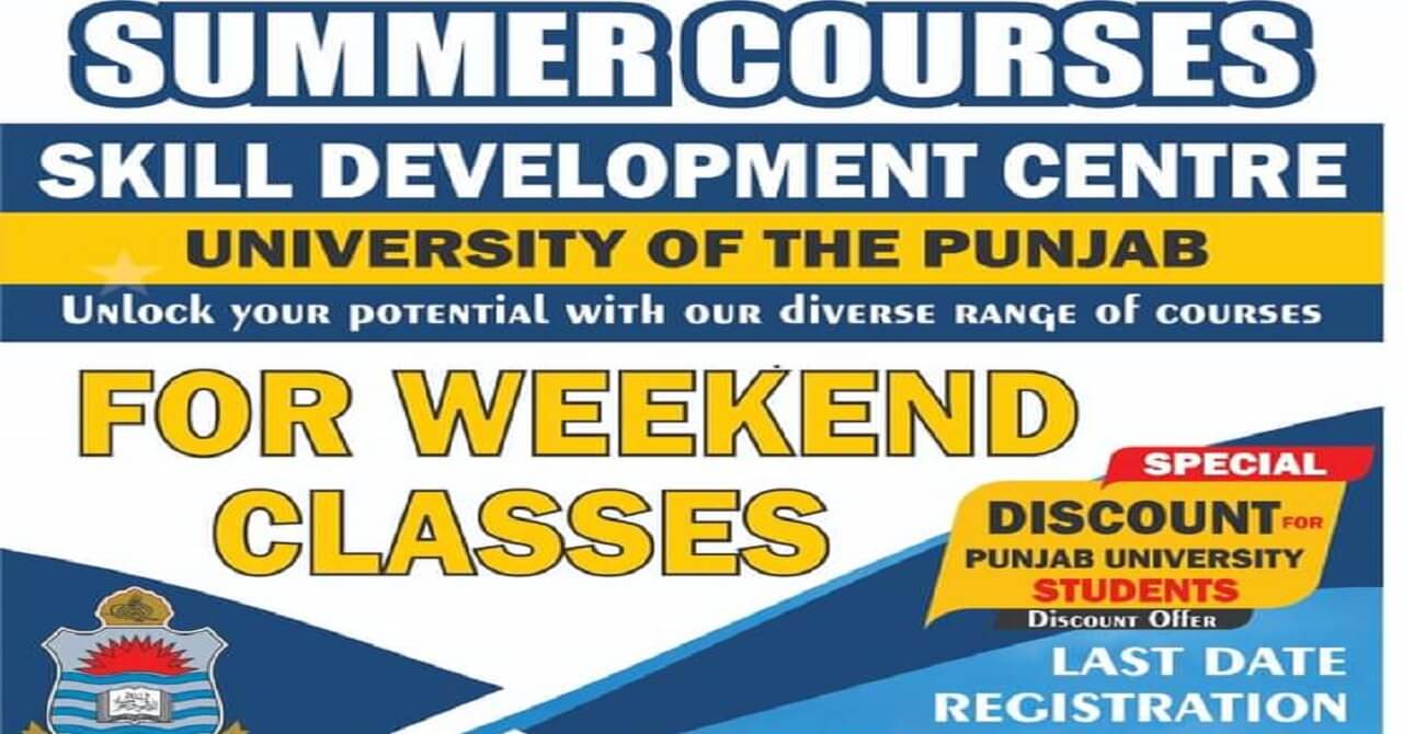 Weekend Summer Courses Admission PU Skill Development Centre 2024