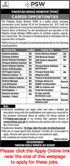 Software Engineering gov. Jobs 2015 | PSW Latest Jobs