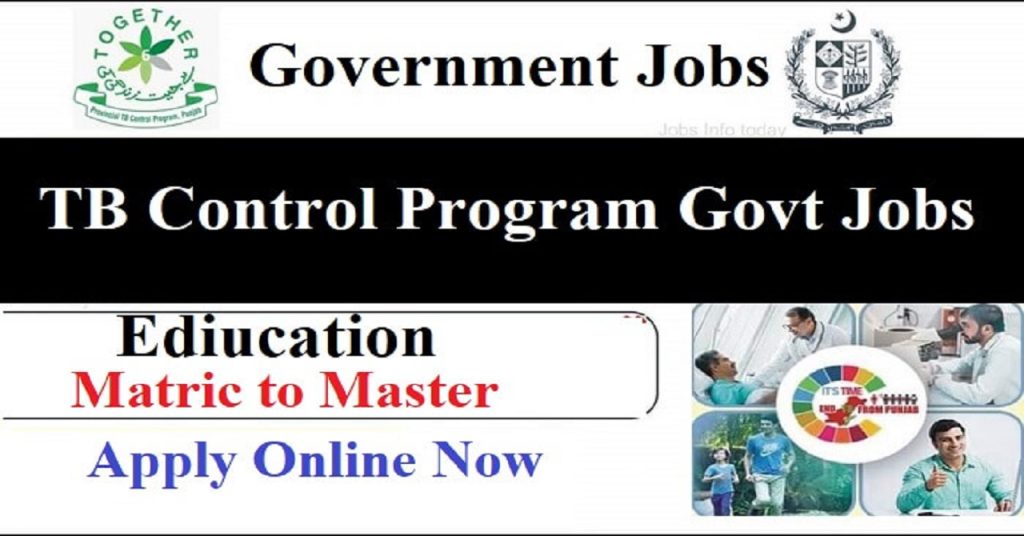 Provincial TB Control Program Govt Jobs 2026 in Punjab