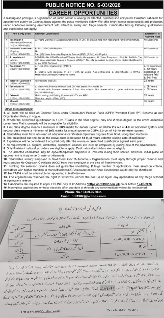 Pakistan Atomic Energy Commission jobs 2026| PAEC Jobs 2026