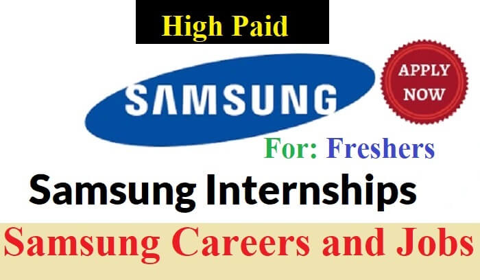 1580 Samsung Internships 2026 | Samsung Careers and Jobs