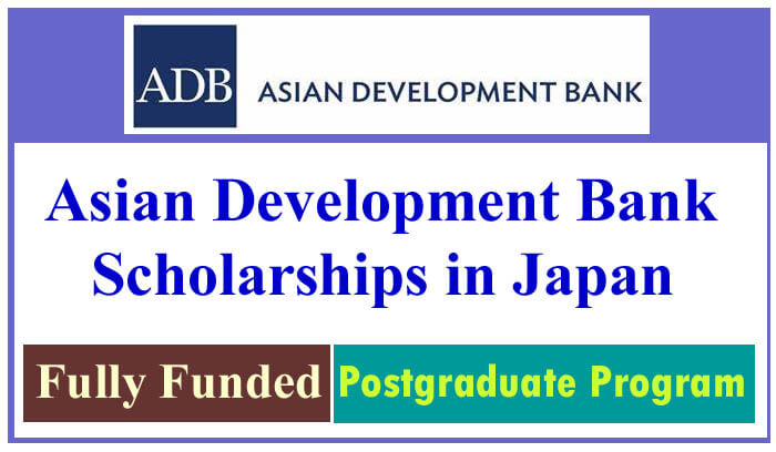 Asian Development Bank Scholarships 2026 in Japan